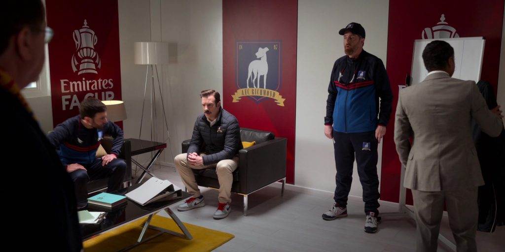 Nike AJ Sneakers Worn by Jason Sudeikis in Ted Lasso S02E08 “Man City” (2021) (Image 2)