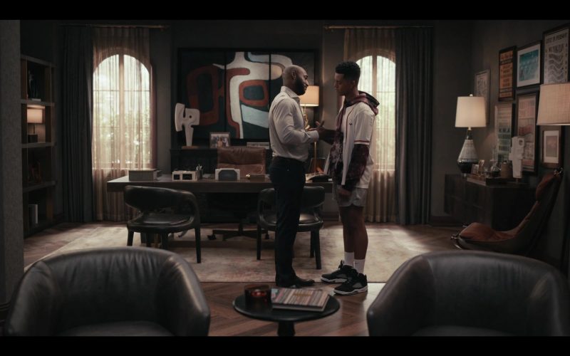 Nike AJ V Hi Shoes and Nike Socks of Jabari Banks as Will Smith in Bel-Air S01E06 “The Strength to Smile” (2022) (Image 1)