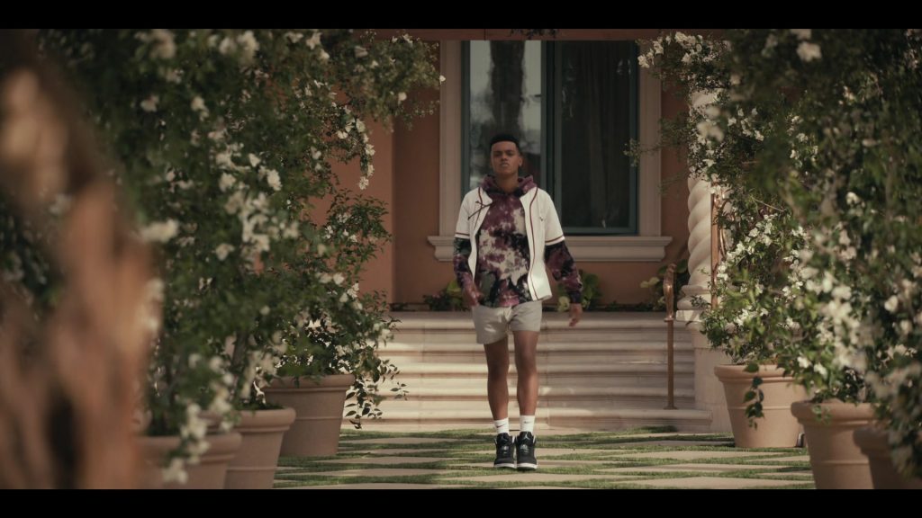 Nike AJ V Hi Shoes and Nike Socks of Jabari Banks as Will Smith in Bel-Air S01E06 “The Strength to Smile” (2022) (Image 2)
