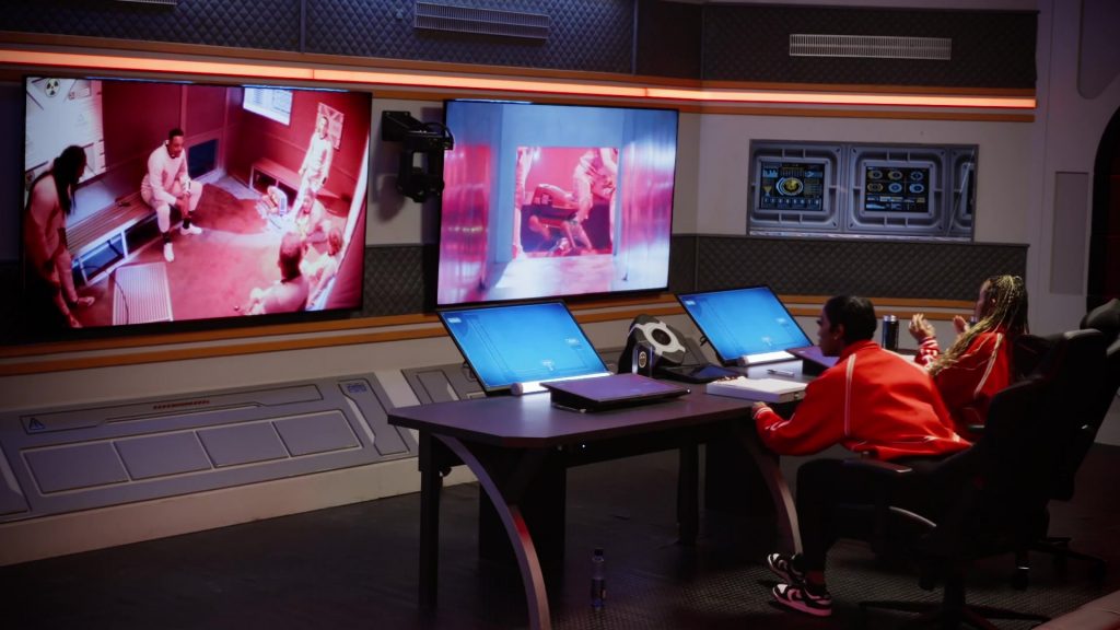Nike AJ1 Sneakers in Stars on Mars S01E09 “We Are Not Alone” (2023) (Image 1)