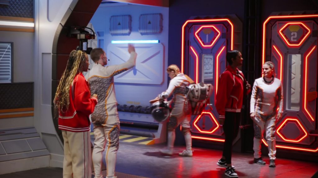 Nike AJ1 Sneakers in Stars on Mars S01E09 “We Are Not Alone” (2023) (Image 2)