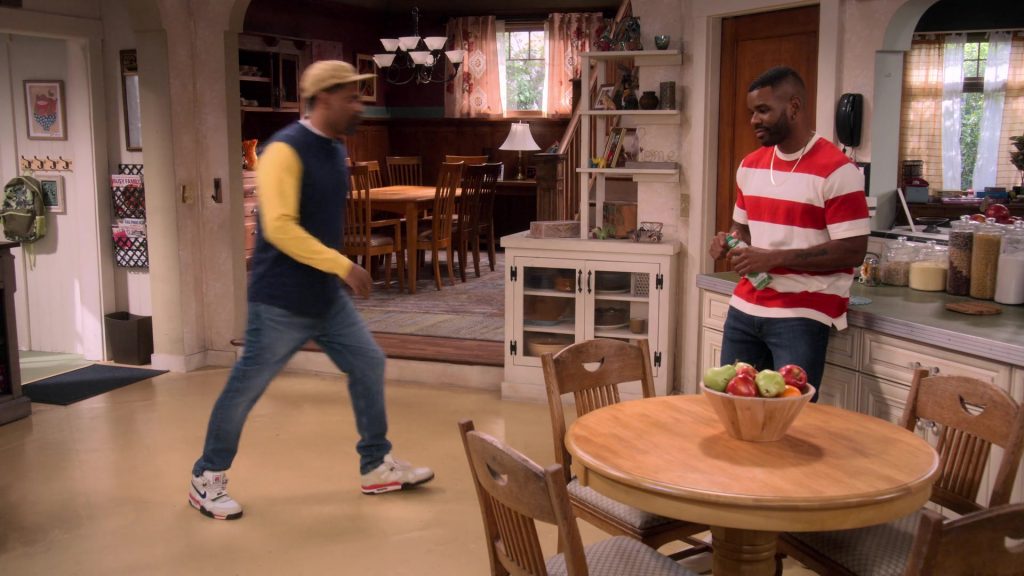 Nike Air Command Force Sneakers Worn by Mike Epps as Bernard ‘Bennie' Upshaw Sr. in The Upshaws S03E07 “Heart Matters” (2023) (Image 1)