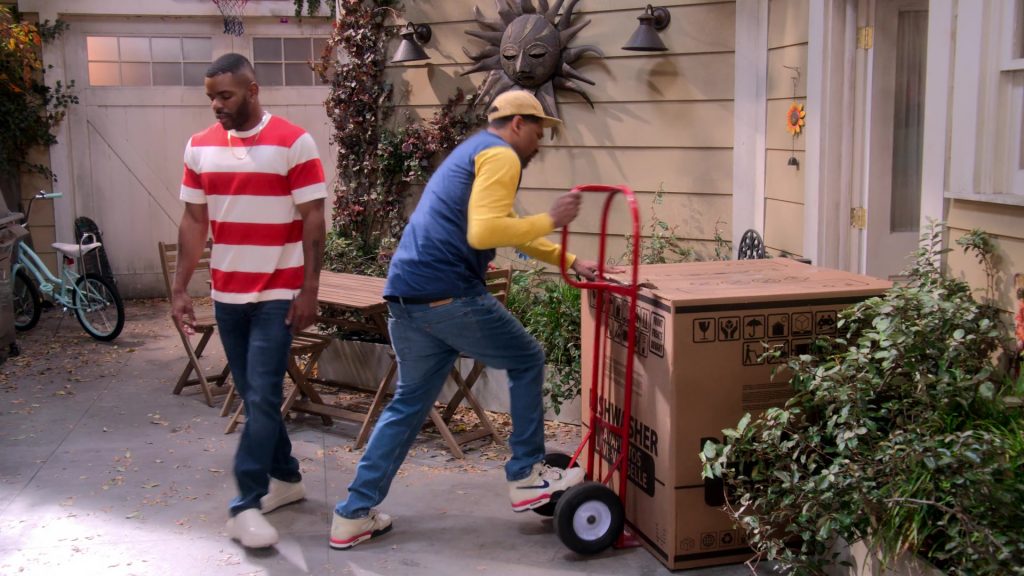 Nike Air Command Force Sneakers Worn by Mike Epps as Bernard ‘Bennie' Upshaw Sr. in The Upshaws S03E07 “Heart Matters” (2023) (Image 4)