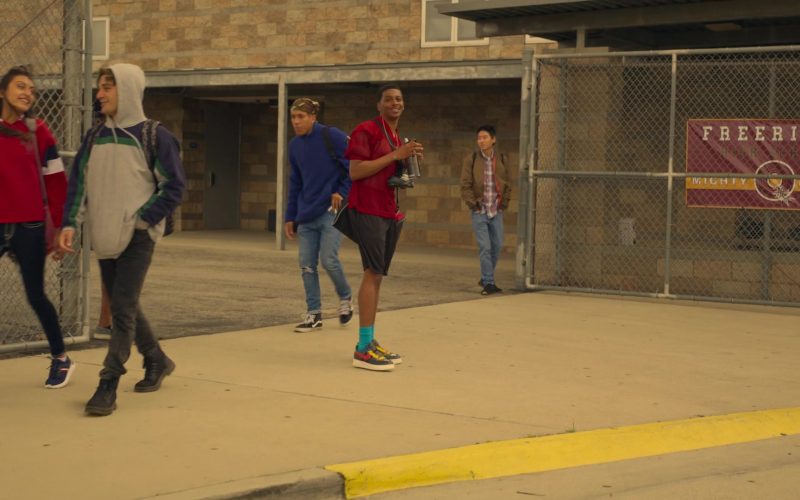 Nike Air Force 1 ‘Black History Month' Sneakers of Brett Gray as Jamal Turner in On My Block S04E01 “Chapter Twenty-Nine” (2021) (Image 1)