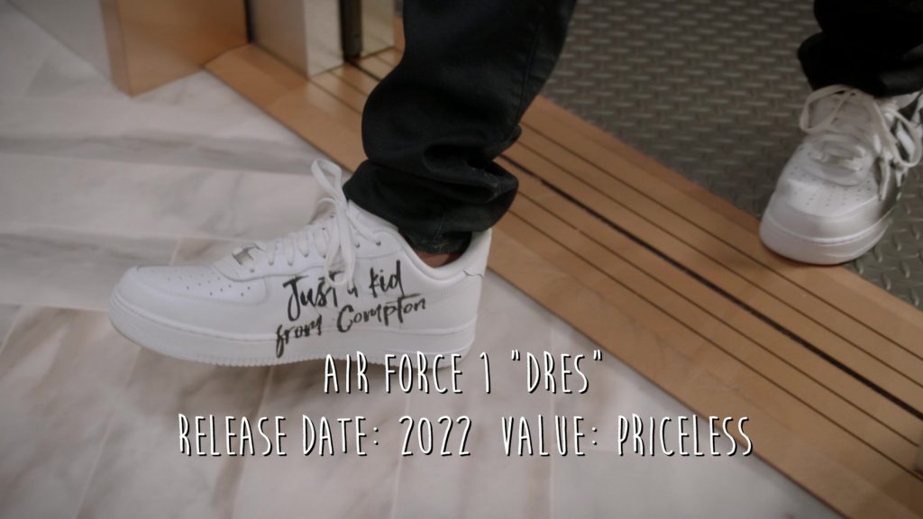 Nike Air Force 1 ‘DRES' Sneakers in Black-ish S08E07 “Sneakers by the Dozen” (2022) (Image 1)