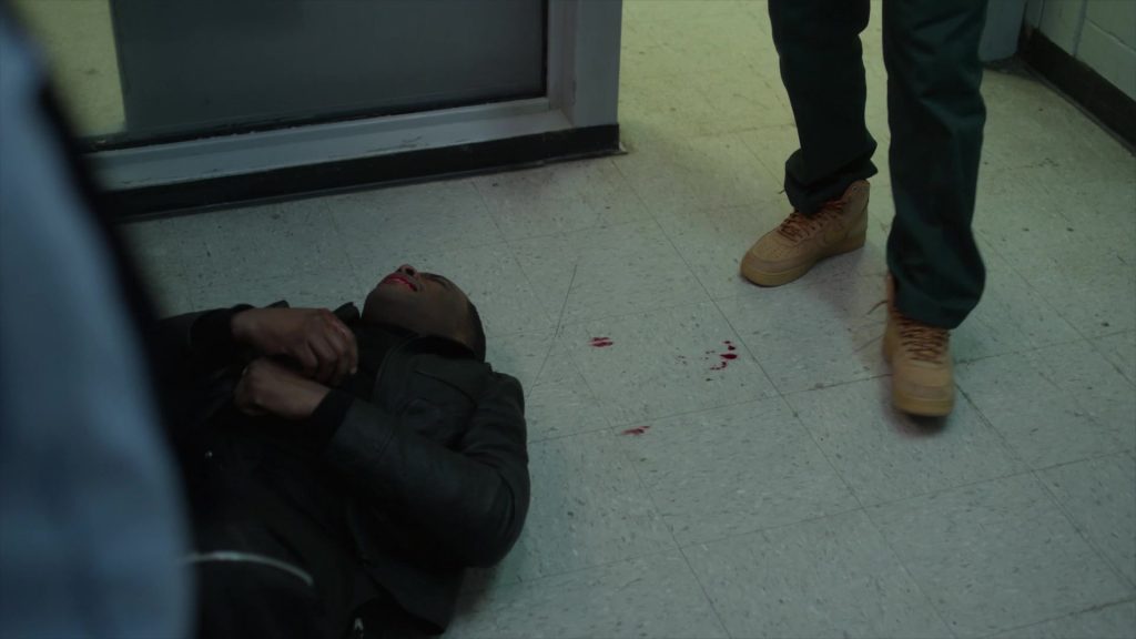 Nike Air Force 1 High ‘Flax' Men's Sneakers in Power Book II - Ghost S01E06 “Good vs Evil” (2020) (Image 1)