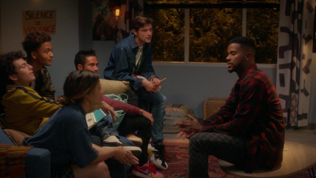 Nike Air Force 1 Sneakers in Grown-ish S04E14 “The Revolution Will Not Be Televised” (2022) (Image 1)