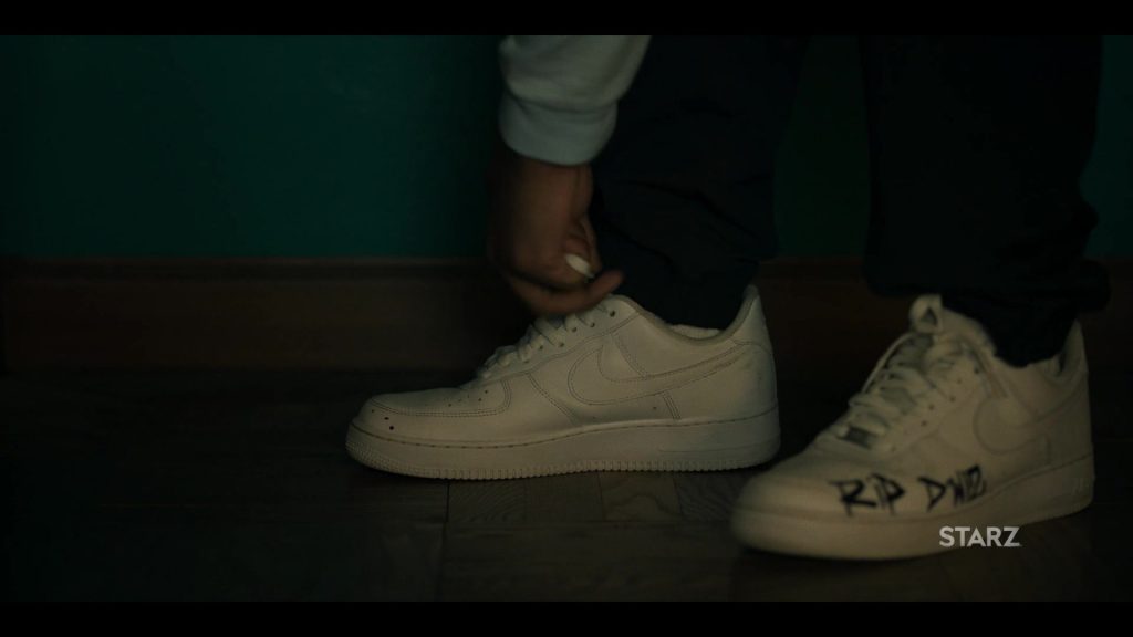 Nike Air Force 1 Sneakers in Power Book III - Raising Kanan S01E05 “Choose Your Battles” (2021) (Image 1)