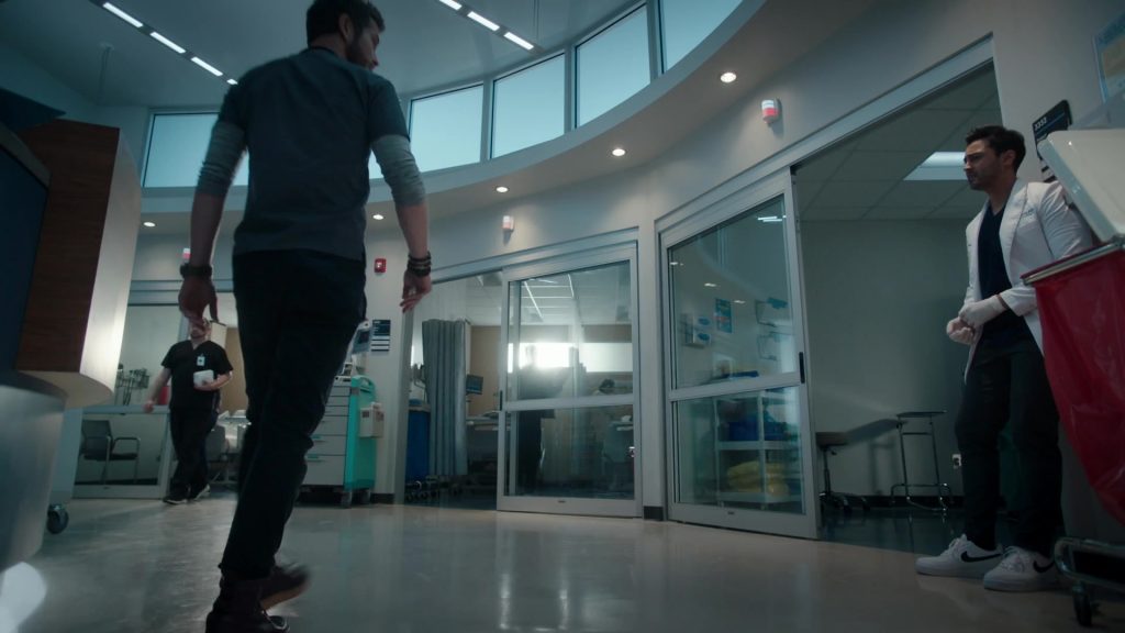 Nike Air Force 1 Sneakers of Manish Dayal as Devon Pravesh in The Resident S04E03 “The Accidental Patient” (2021) (Image 1)