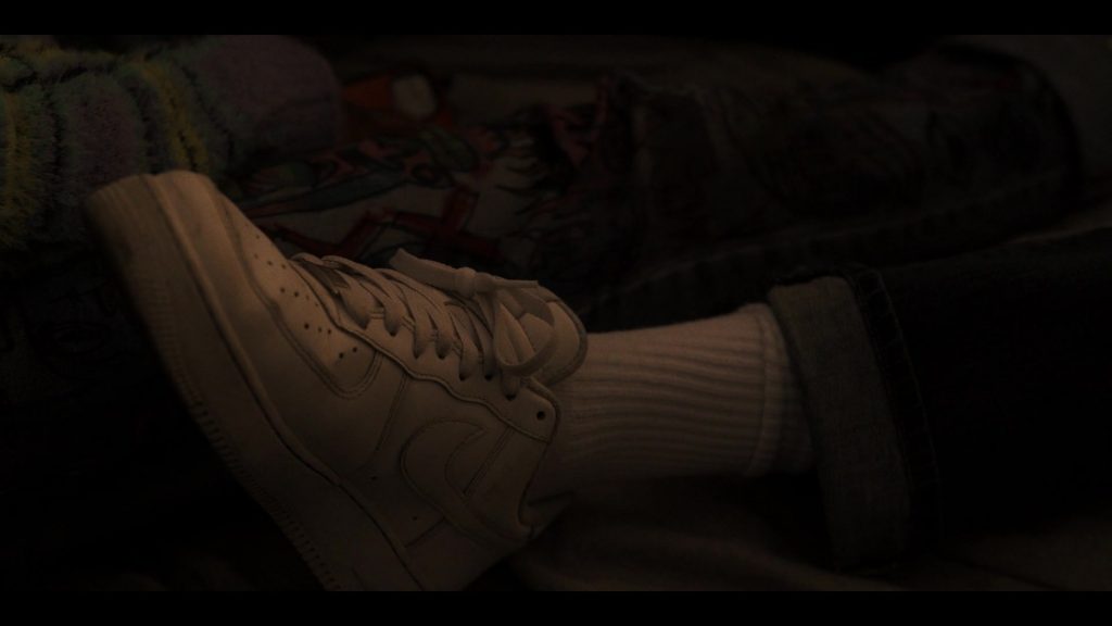 Nike Air Force 1 White Sneakers in Generation S01E08 “The Last Shall Be First” (2021) (Image 1)