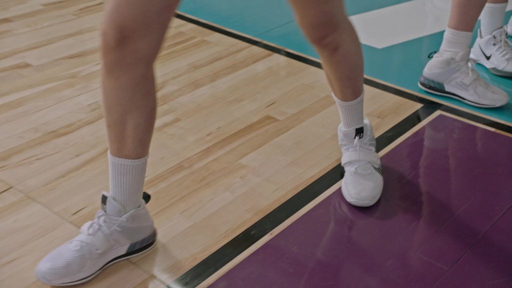 Nike Air Force Max 2 Women's Sneakers Worn by Actresses in Big Shot S01E01 “Pilot” (2021) (Image 1)