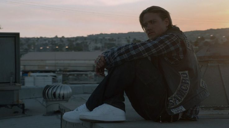 Nike Air Force One shoes worn by Charlie Hunnam in SONS OF ANARCHY - THE SEPARATION OF CROWS (2014) (Image 1)