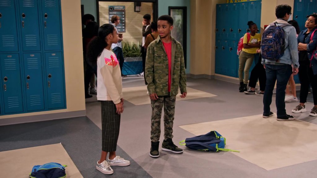 Nike Air Green High Top Sneakers Worn by Isaiah Russell-Bailey as Shaka McKellan in Family Reunion Season 1 Episode 12 “Remember the Dance Battle” (2020) (Image 3)