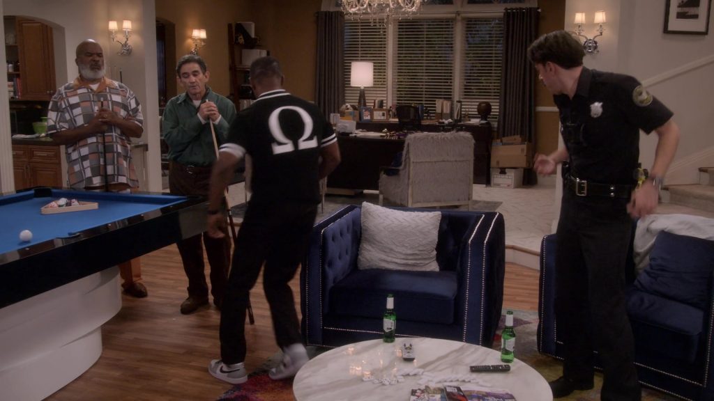Nike Air Jordan 1 Low Shoe of Jamie Foxx as Brian Dixon in Dad Stop Embarrassing Me! S01E04 “#NipplesOrNuts” (2021) (Image 1)