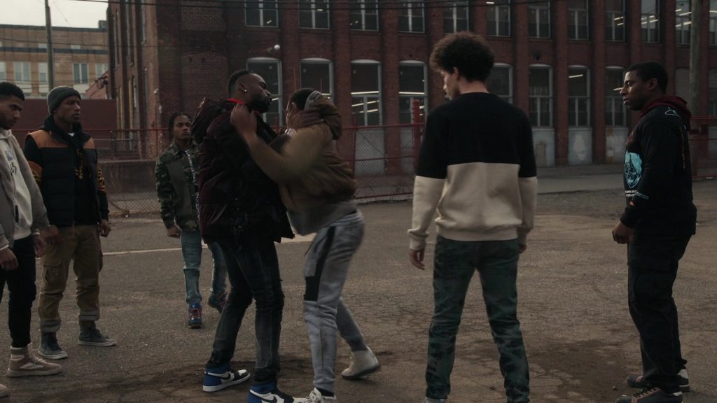 Nike Air Jordan 1 Retro High OG ‘Fragment' Sneakers in The Equalizer S01E04 “It Takes a Village” (2021) (Image 3)