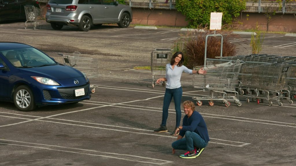 Nike Air Jordan 1 Retro High Tokyo Bio Hack Sneakers of Eric Christian Olsen as Marty Deeks in NCIS - Los Angeles S13E01 “Subject 17” (2021) (Image 1)