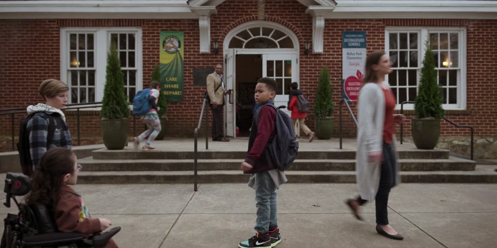 Nike Air Jordan 1 Retro High Tokyo Biohack Sneakers of Ja'Siah Young as Dion Warren in Raising Dion S02E03 “ISSUE #203 - Monster Problem” (2022) (Image 1)