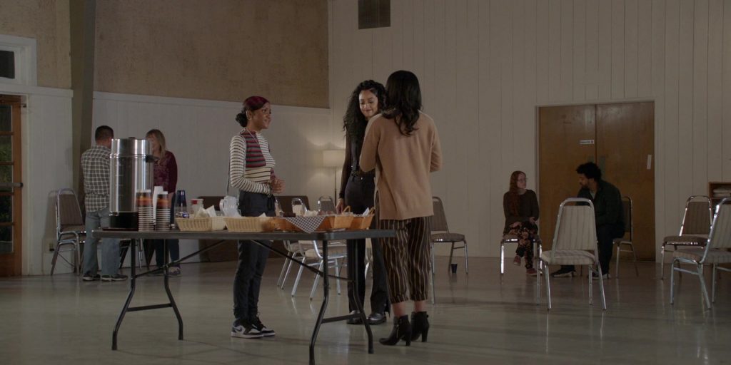 Nike Air Jordan 1 Shoes Worn by Journey Montana as Jen in All American S04E18 “Come Back For You” (2022) (Image 1)