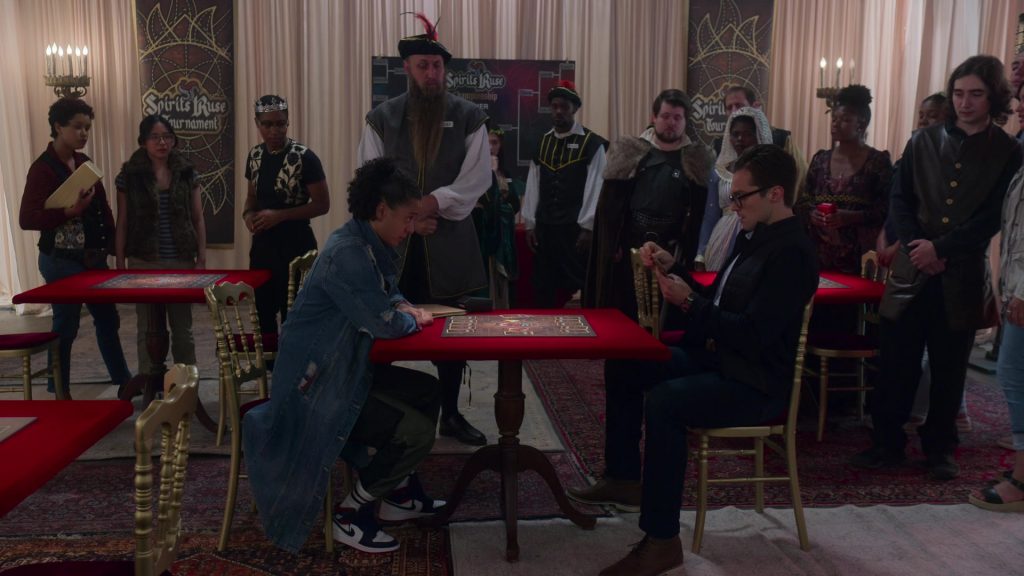 Nike Air Jordan 1 Shoes of Aleyse Shannon as Breanna Casey in Leverage - Redemption S01E06 “The Card Game Job” (2021) (Image 1)