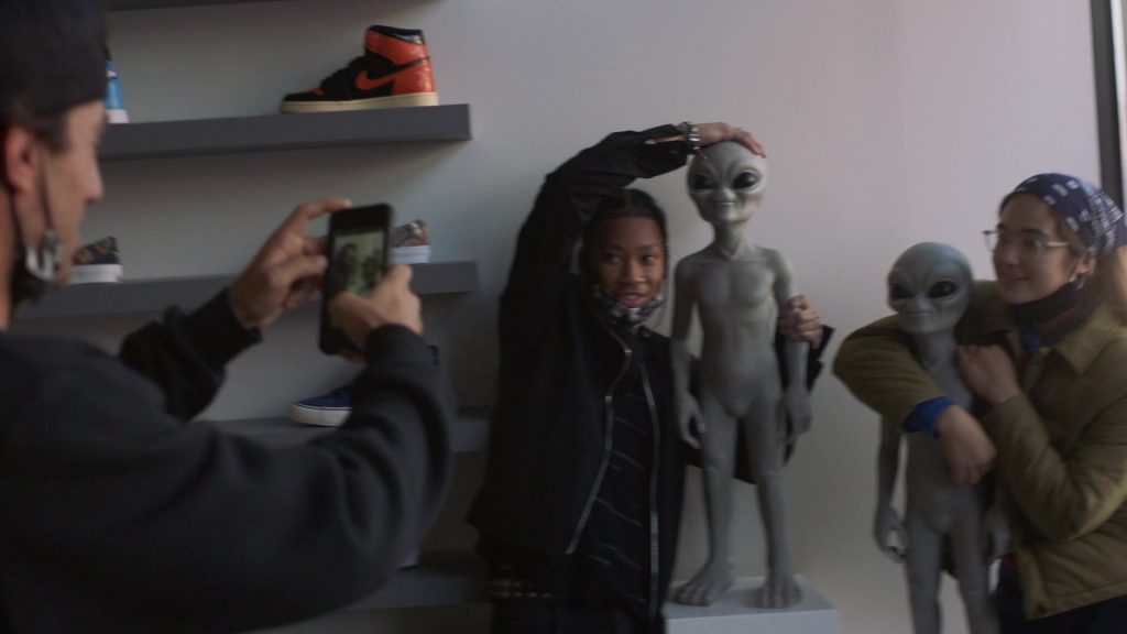 Nike Air Jordan 1 Sneaker Shoe in Betty S02E01 “Octopussy” (2021) (Image 1)