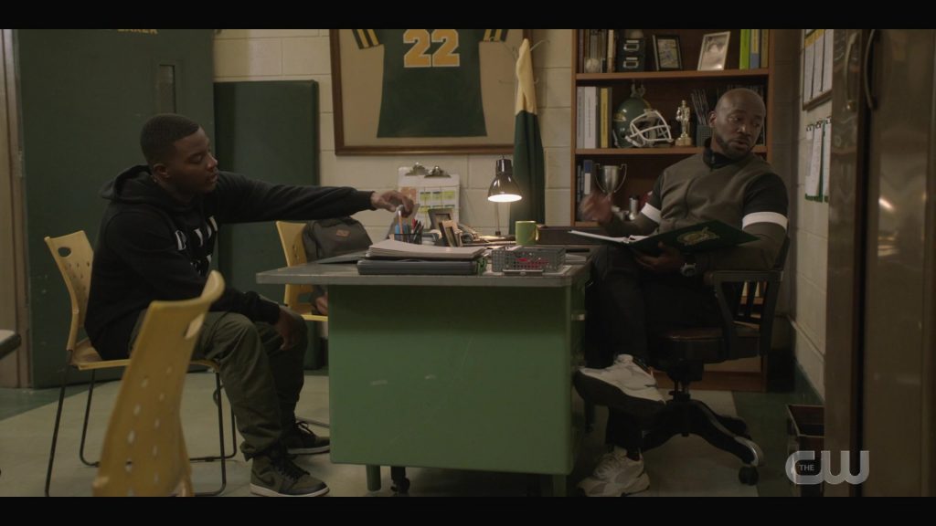 Nike Air Jordan 1 Sneakers Worn by Daniel Ezra as Spencer James in All American S03E14 “Ready or Not” (2021) (Image 1)