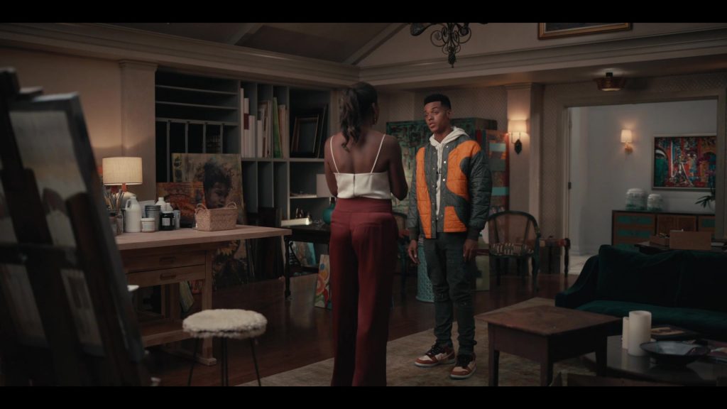 Nike Air Jordan 1 Sneakers Worn by Jabari Banks as Will Smith in Bel-Air S01E05 “PA to LA” (2022) (Image 1)