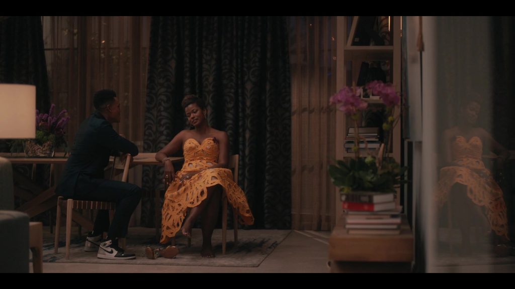 Nike Air Jordan 1 Sneakers Worn by Jabari Banks as Will Smith in Bel-Air S01E06 “The Strength to Smile” (2022) (Image 3)