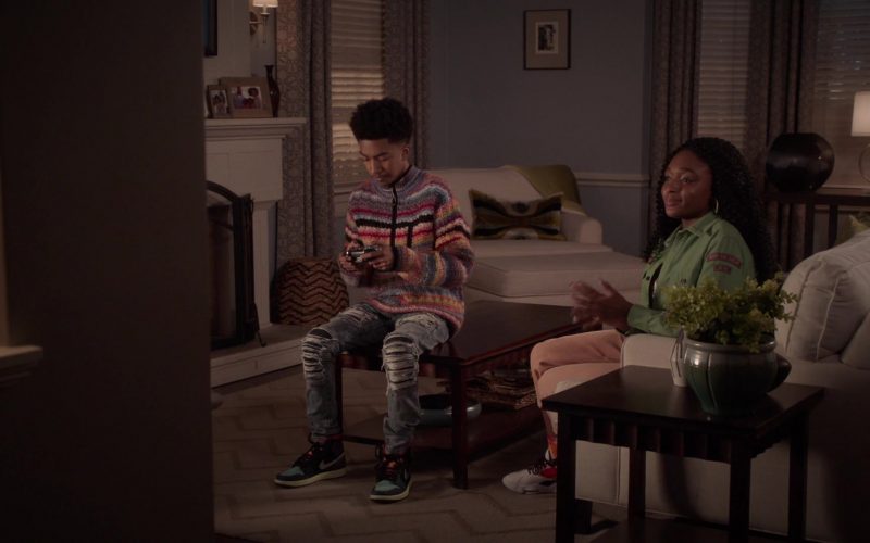 Nike Air Jordan 1 Sneakers Worn by Miles Brown as Jack Johnson in Black-ish S07E19 “Missions & Ambitions” (2021) (Image 1)