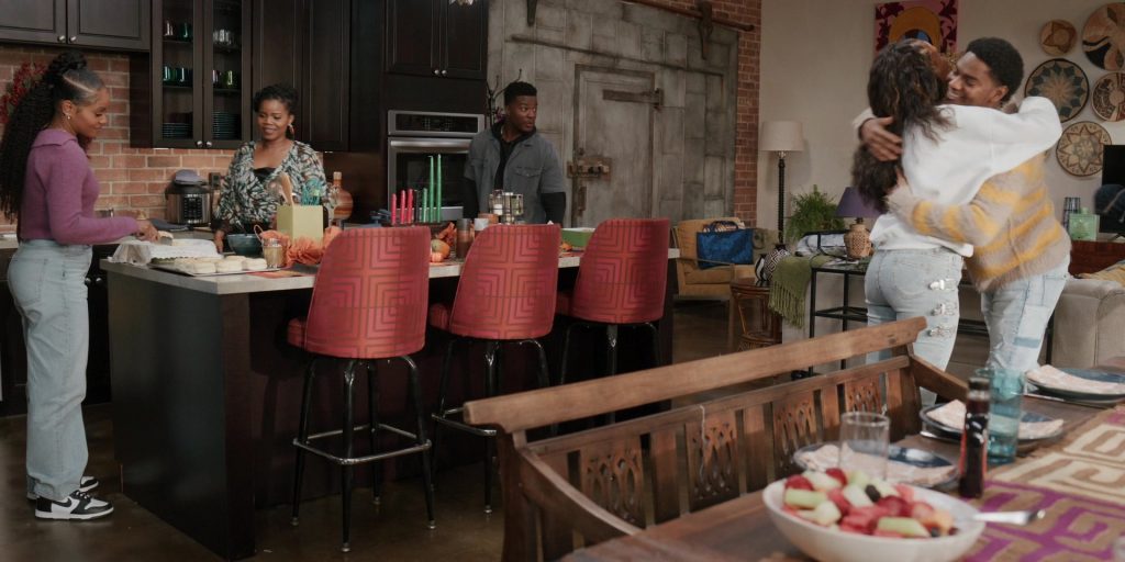 Nike Air Jordan 1 Sneakers in All American - Homecoming S02E01 “We Need a Resolution” (2022) (Image 1)