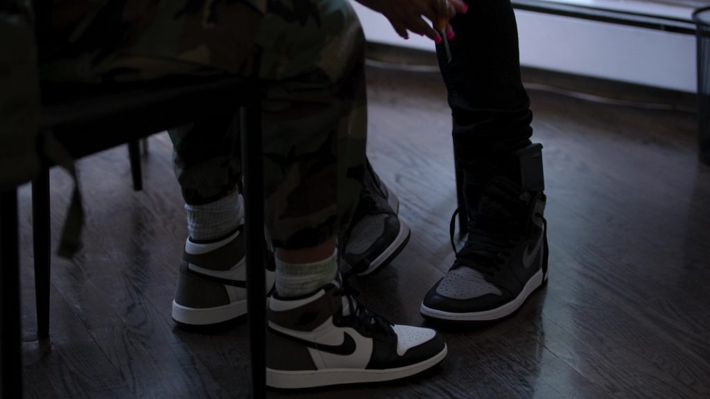 Nike Air Jordan 1 Sneakers in Power Book II - Ghost S02E06 “What's Free” (2022) (Image 1)