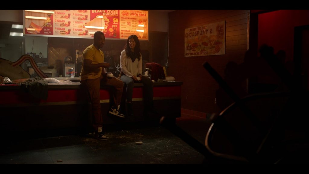 Nike Air Jordan 1 Sneakers of Anthony Mackie as John Doe in Twisted Metal S01E06 “DRVTHRU” (2023) (Image 2)