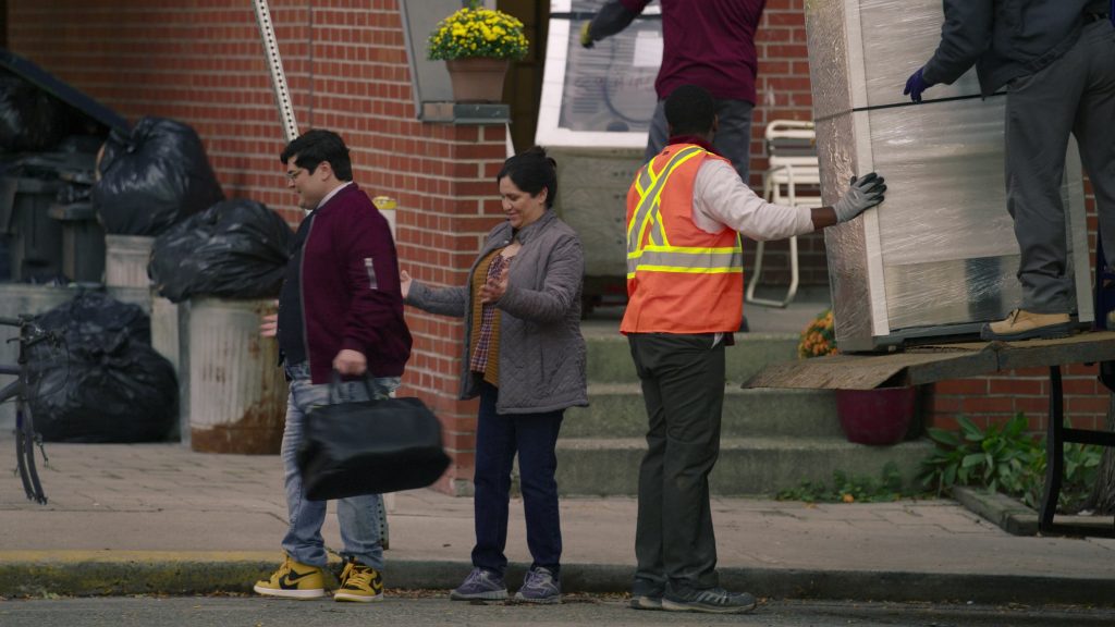 Nike Air Jordan 1 Yellow Black Sneakers Worn by Harvey Guillén as Guillermo de la Cruz in What We Do in the Shadows S04E05 “Private School” (2022) (Image 2)