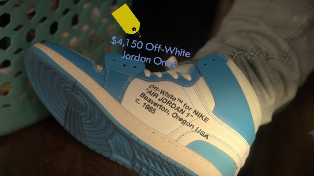 Nike Air Jordan 1 x Off- White Sneakers in Grown-ish S06E12 “Get Rich or Die Tryin'” (2024) (Image 10)