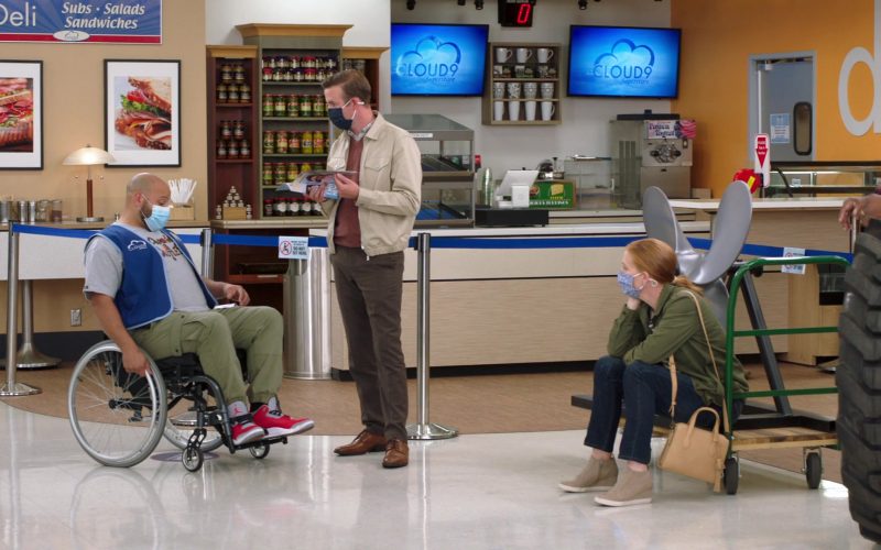 Nike Air Jordan 3 High Top Sneakers of Colton Dunn as Garrett McNeil in Superstore S06E06 “Biscuit” (2021) (Image 1)