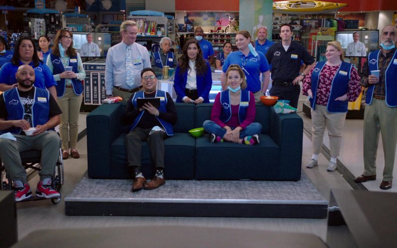 Nike Air Jordan 3 Trainers of Colton Dunn as Garrett McNeil in Superstore S06E02 “California, Part 2” (2020) (Image 1)