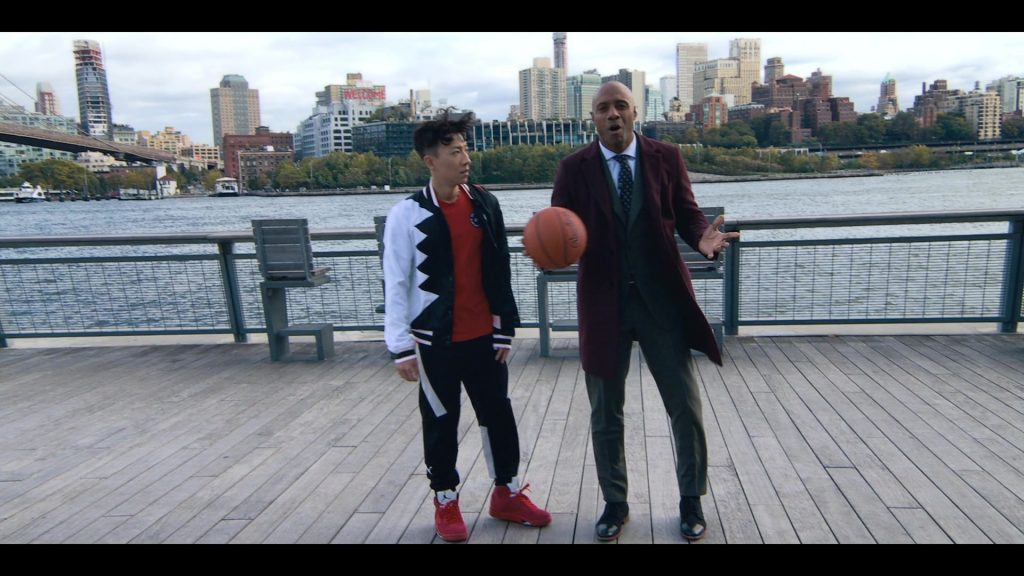 Nike Air Jordan 5 Red Sneakers of Bloom Li in Chang Can Dunk (2023) (Image 1)
