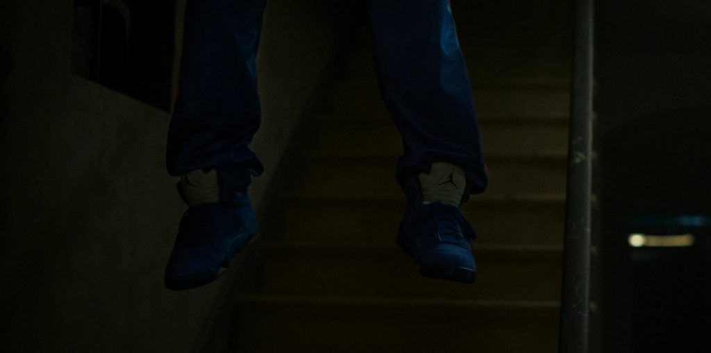 Nike Air Jordan Blue Sneakers in Shining Girls S01E08 “30” (2022) (Image 1)