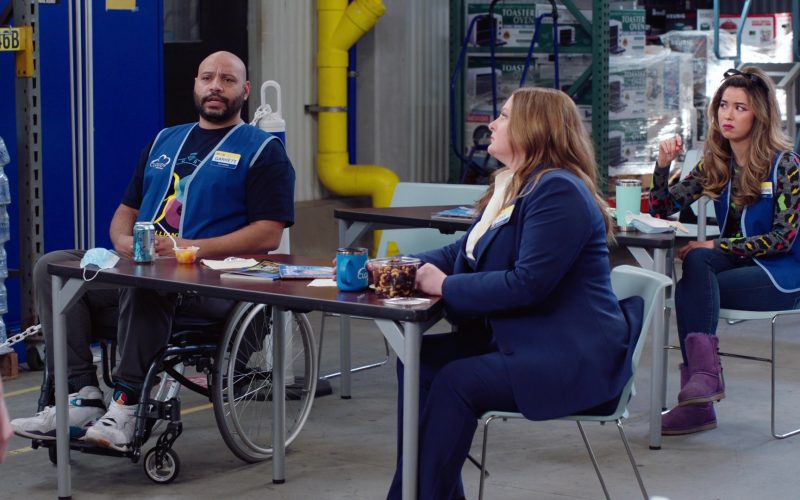 Nike Air Jordan Sneakers Worn by Colton Dunn as Garrett and LaCroix Sparkling Water Can in Superstore S06E10 “Depositions” (2021) (Image 1)