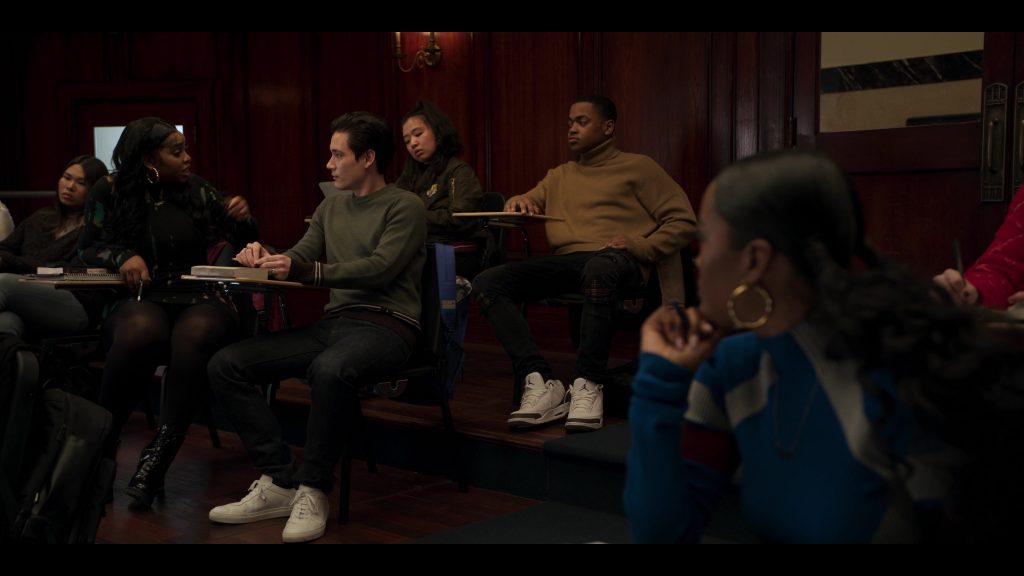 Nike Air Jordan Sneakers Worn by Michael Rainey Jr. as Tariq St. Patrick in Power Book II - Ghost S03E03 “Human Capital” (2023) (Image 1)