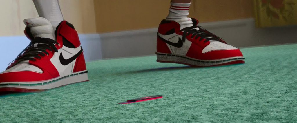 Nike Air Jordan Sneakers Worn by Miles Morales in Spider-Man - Into the Spider-Verse (2018) (Image 17)