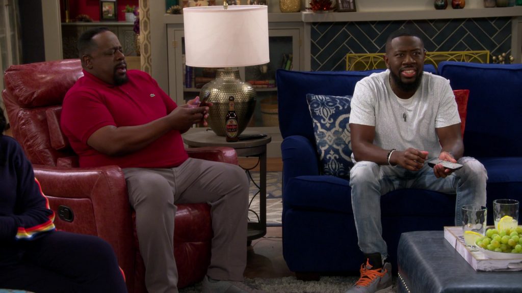 Nike Air Jordan Sneakers Worn by Sheaun McKinney as Malcolm in The Neighborhood S04E17 “Welcome to Bro Money, Bro Problems” (2022) (Image 1)