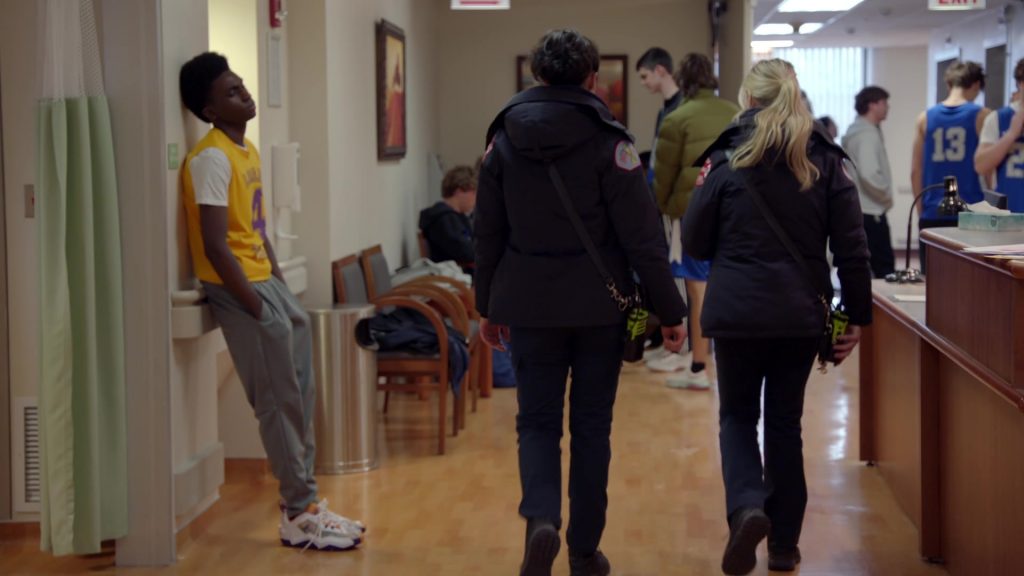 Nike Air Jordan Sneakers and Kleenex Tissues in Chicago Fire S12E05 “On the Hook” (2024) (Image 1)