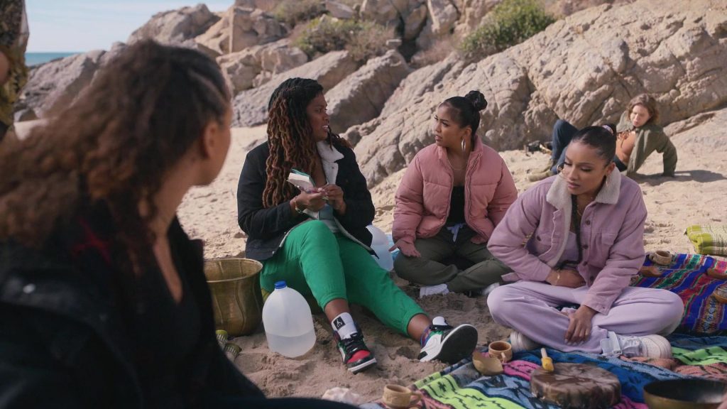 Nike Air Jordan Sneakers in Blindspotting S01E05 “Beaches Be Trippin” (2021) (Image 1)