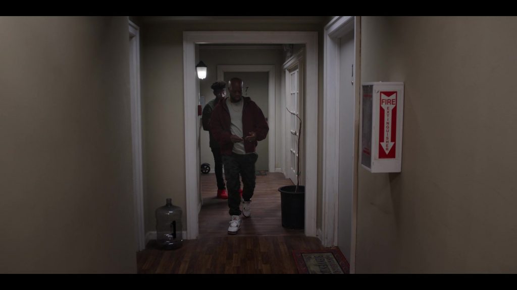 Nike Air Jordan Sneakers in Killing It S02E03 “It Follows” (2023) (Image 1)