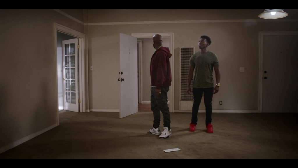 Nike Air Jordan Sneakers in Killing It S02E03 “It Follows” (2023) (Image 10)