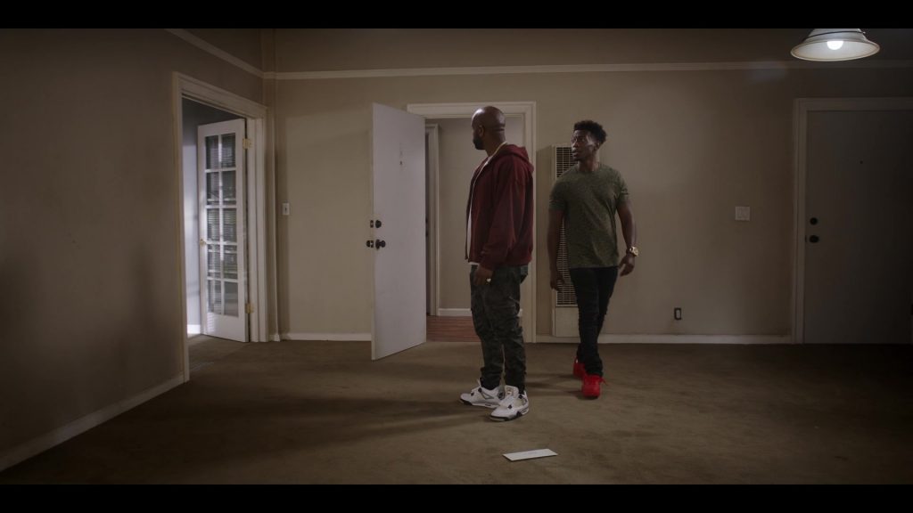 Nike Air Jordan Sneakers in Killing It S02E03 “It Follows” (2023) (Image 11)
