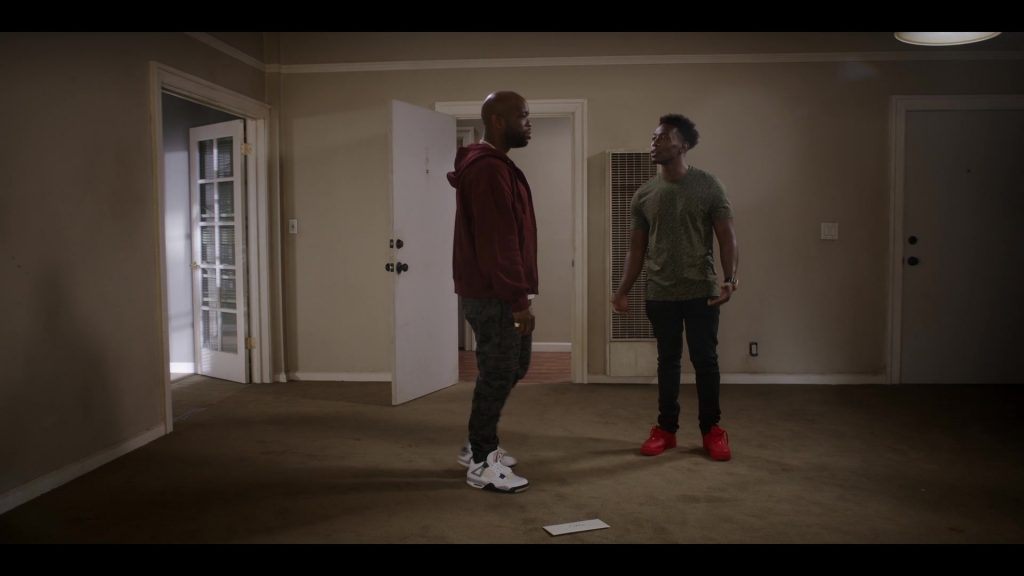 Nike Air Jordan Sneakers in Killing It S02E03 “It Follows” (2023) (Image 7)