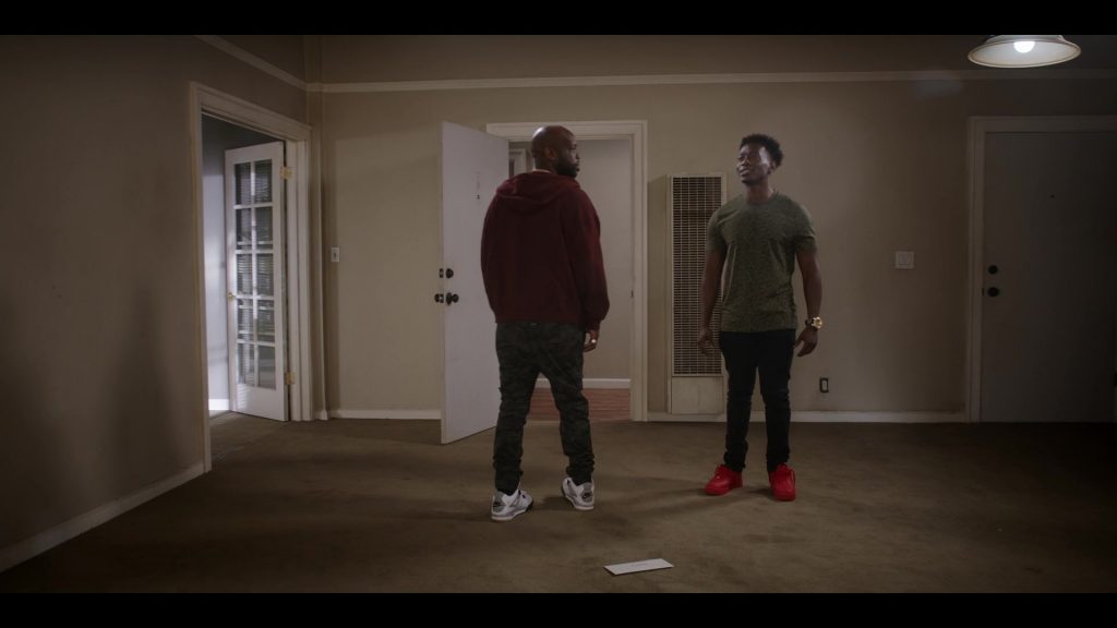 Nike Air Jordan Sneakers in Killing It S02E03 “It Follows” (2023) (Image 9)