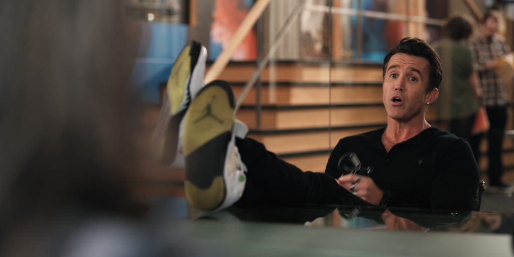 Nike Air Jordan Sneakers in Mythic Quest S04E02 “1000%” (2025) (Image 10)