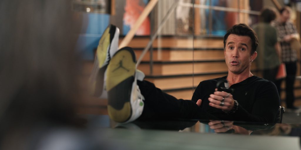 Nike Air Jordan Sneakers in Mythic Quest S04E02 “1000%” (2025) (Image 9)